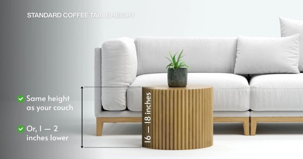How Tall Should a Coffee Table Be? Size Guide