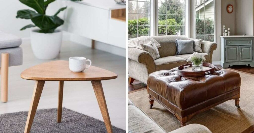 Ottoman Coffee Table vs Traditional Coffee Table
