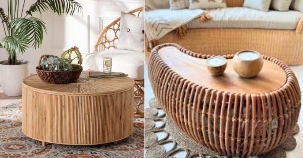 Comparing Natural vs Synthetic Cane Coffee Tables