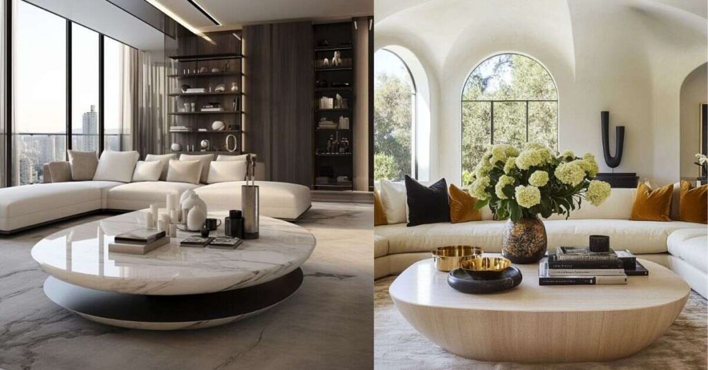 Most Popular Luxury Coffee Table Shapes and Sizes