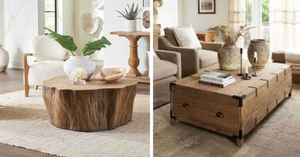 Trunk Coffee Table vs Traditional Coffee Tables Comparison