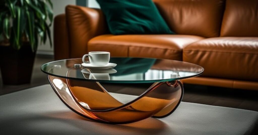 choosing shapes for glass coffee table
