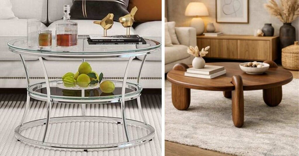 Glass Coffee Tables vs Wood Coffee Tables