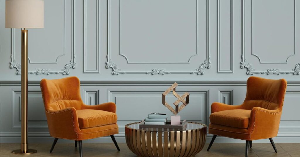 Gold Coffee Table for Small Living Rooms and Apartments