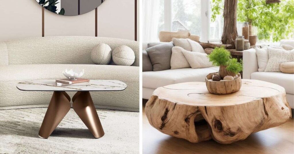 Popular Materials Used in Unique Coffee Tables