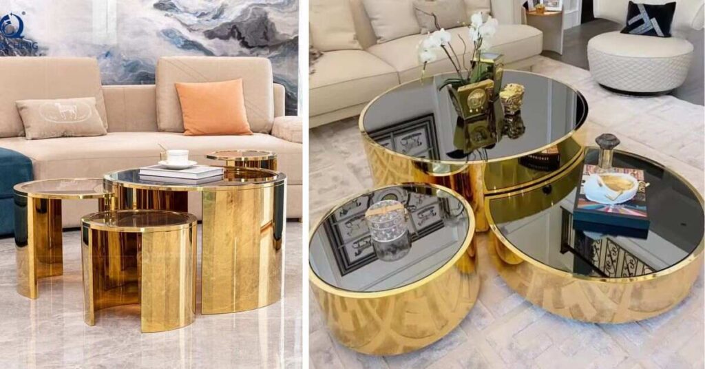 Popular Types of Gold Coffee Tables