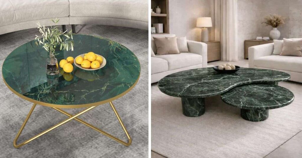 
Popular Types of Green Marble Coffee Tables
