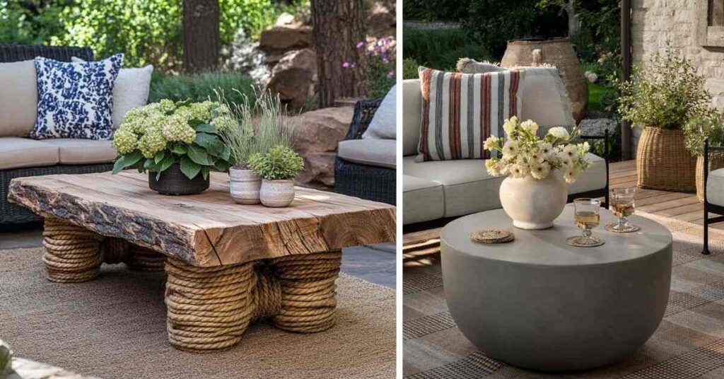 Best Materials for Out Door Coffee Table
