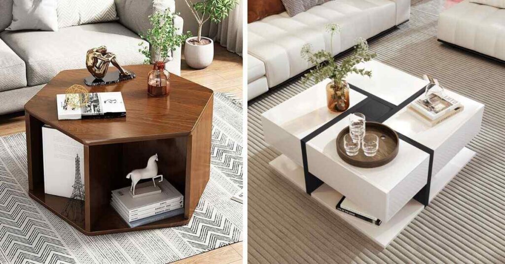 Coffee Table with Drawers Materials and Durability