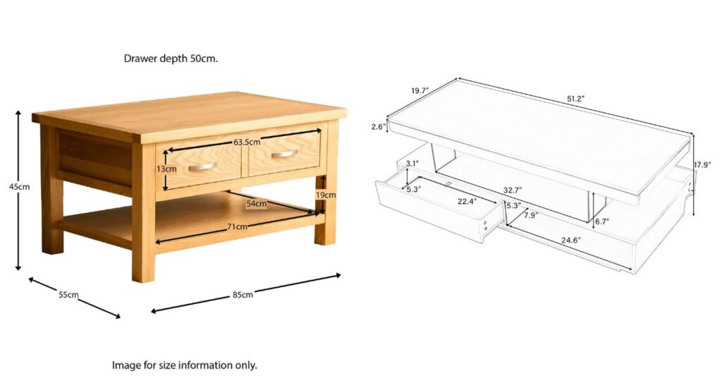  Sizes and Dimensions Guide