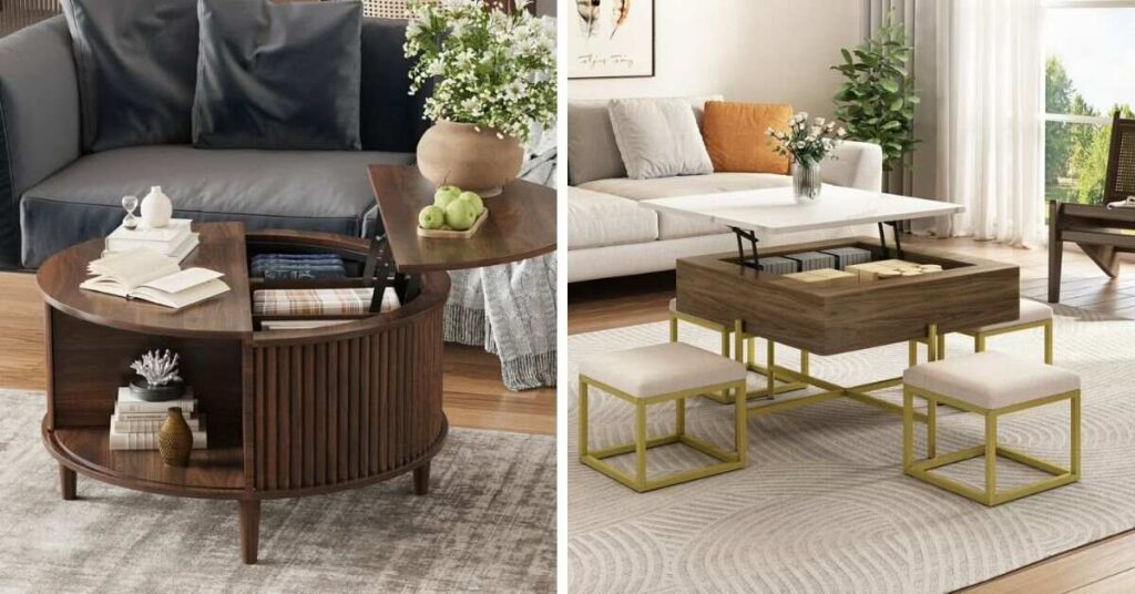 How to Style a Lift Top Coffee Table in Your Living Room