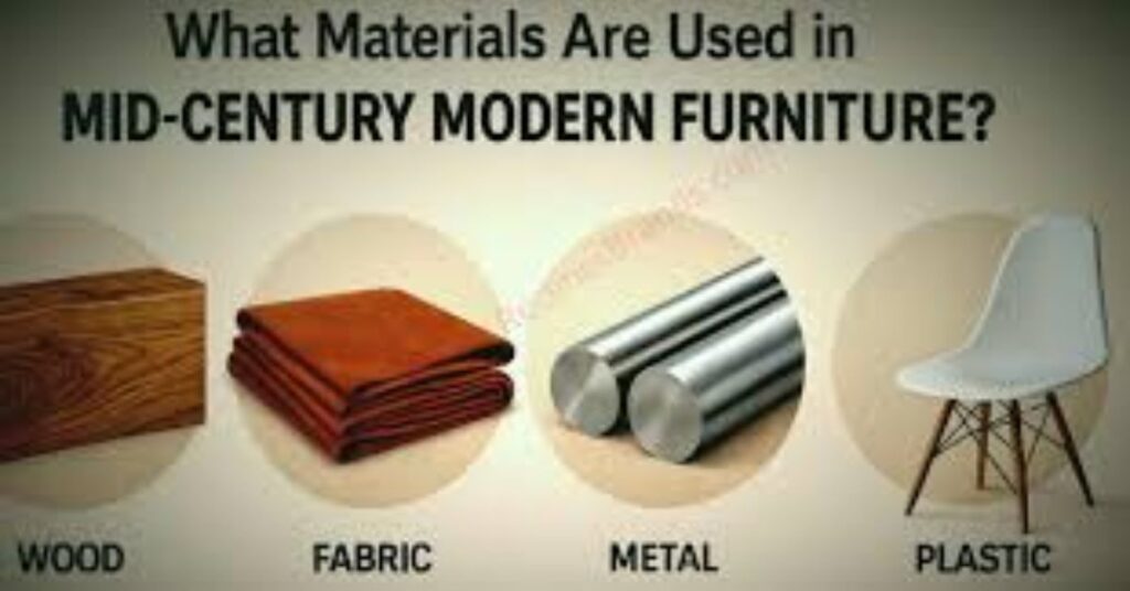 Materials use in Mid Century