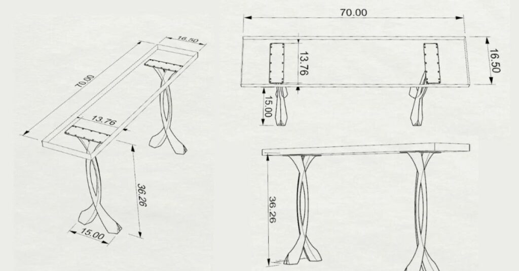 Standard Sizes and Heights of Coffee Table Legs