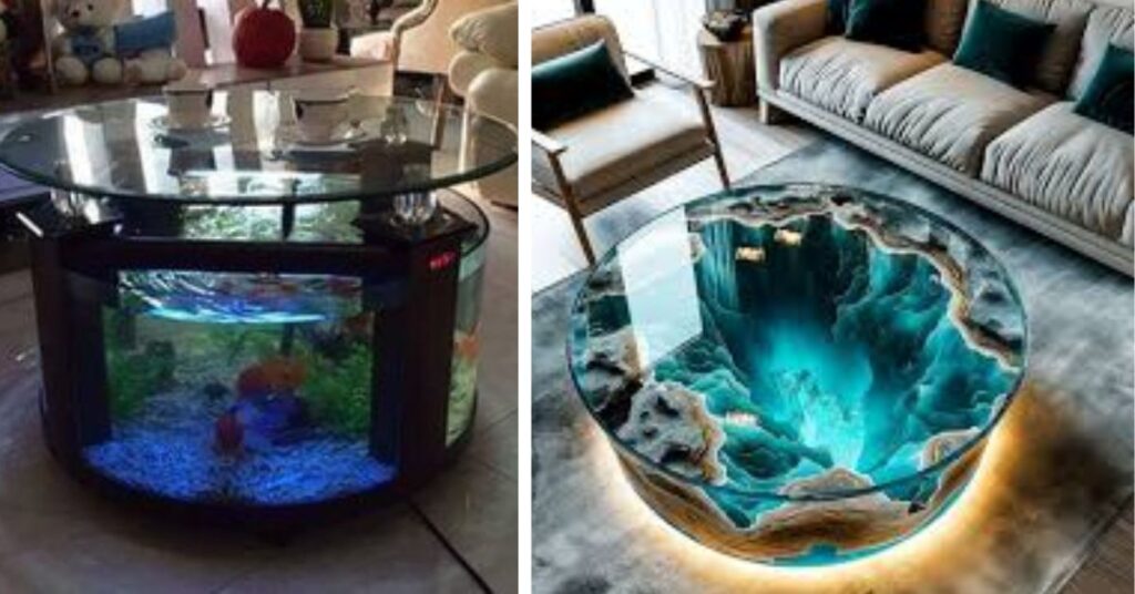Types of Coffee Table Aquarium Designs