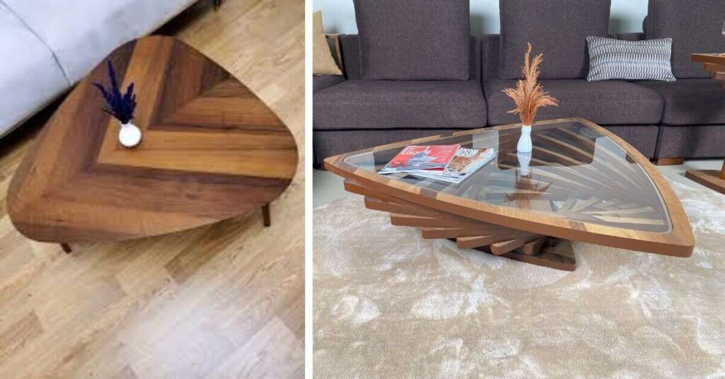 Types of Triangle Coffee Tables by Material