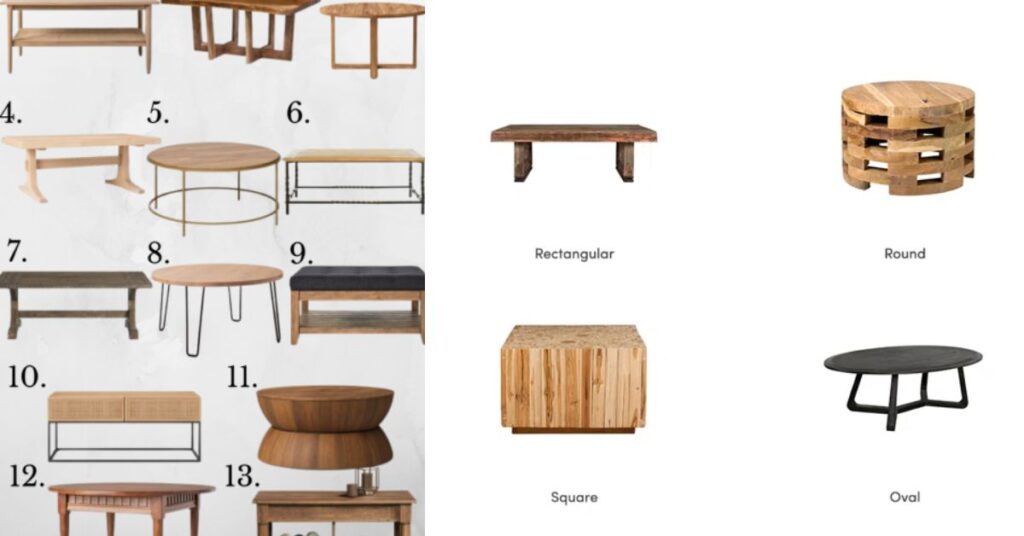 Types of Wooden Coffee Tables