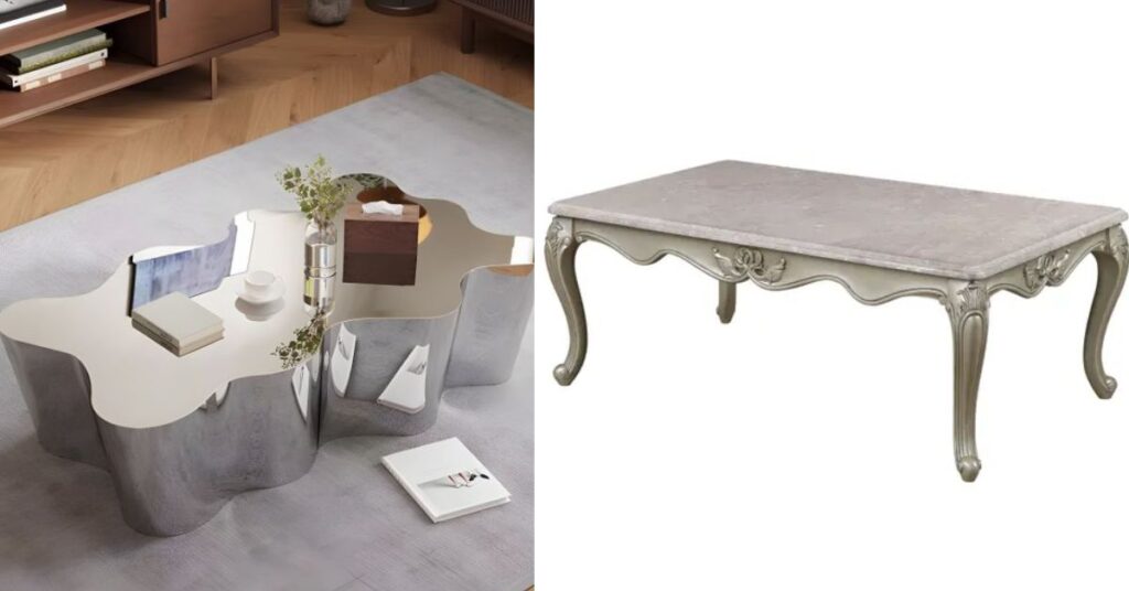 Classic vs Contemporary Silver Coffee Table Styles