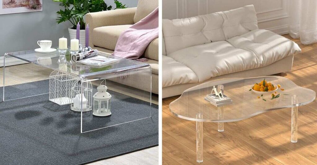 Clear Coffee Table Benefits for Modern Home Interiors