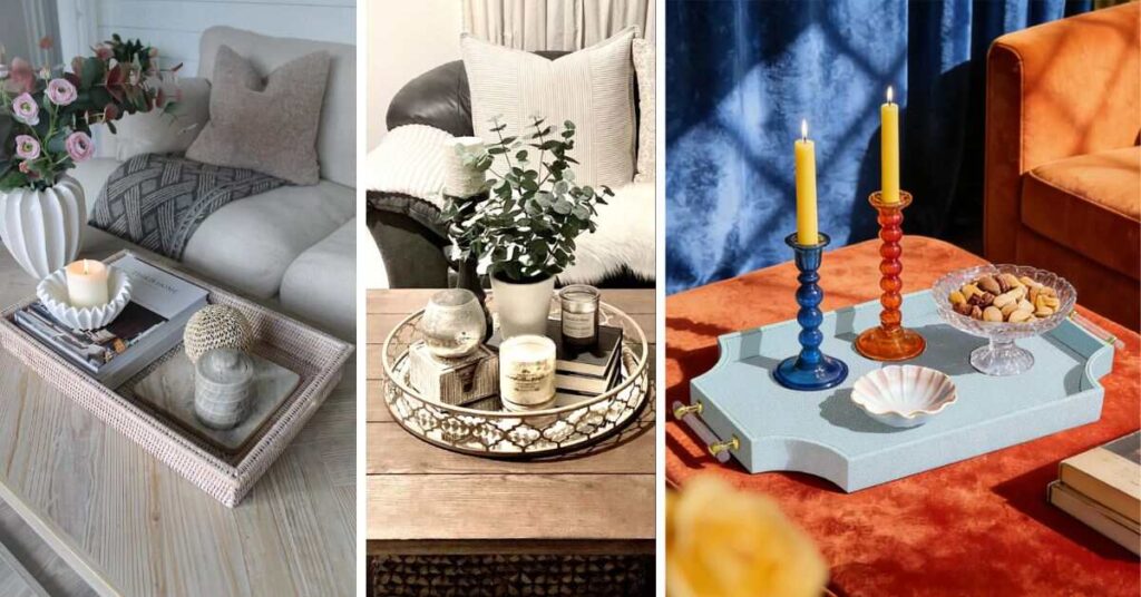 Coffee Table Tray Table Designs for Modern Homes