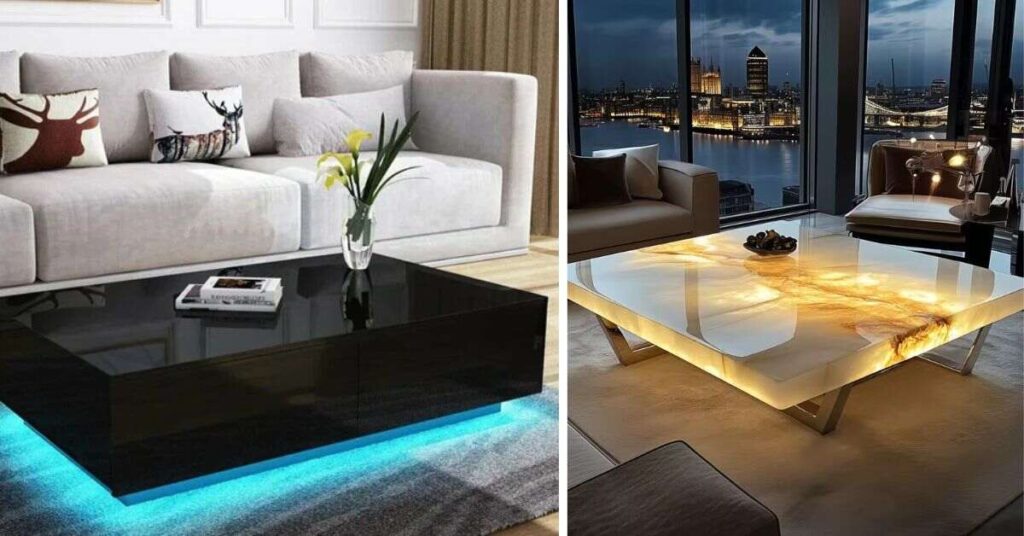 Choose the Best LED Coffee Table