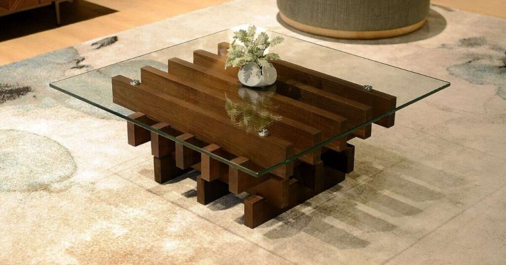 Key Features of Wood and Glass Coffee Tables
