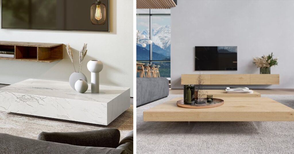 Low Coffee Table Decoration  Ideas