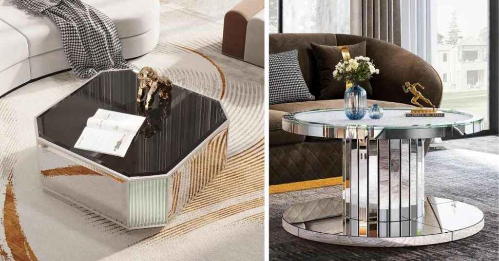 Modern Silver Coffee Table Designs for Living Rooms