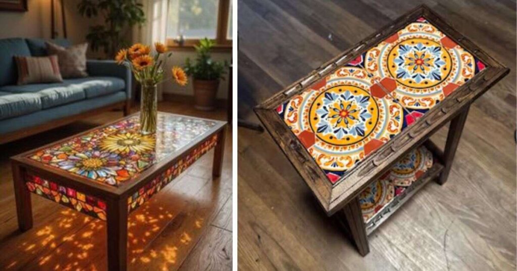 Popular Tile Coffee Table Designs 