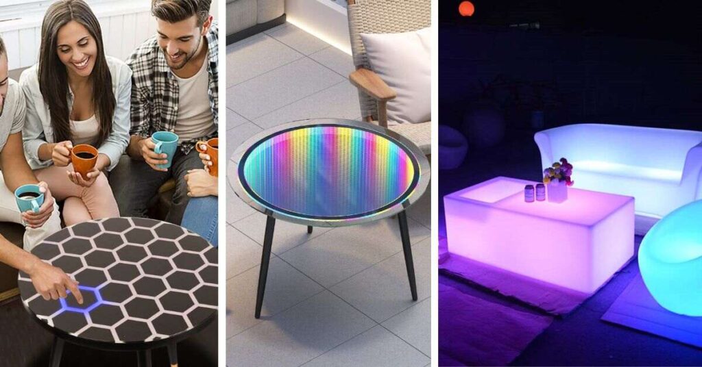 Types of LED Coffee Table Designs