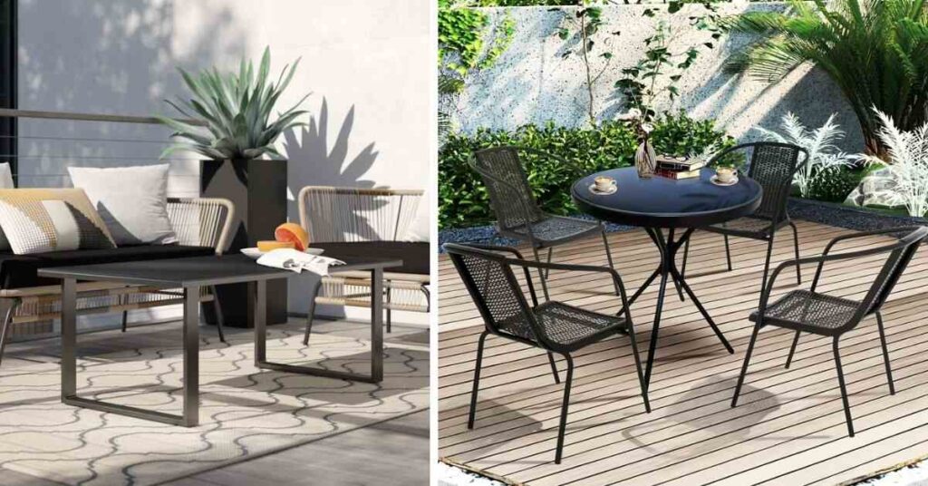  Choose a Black Outdoor Coffee Table
