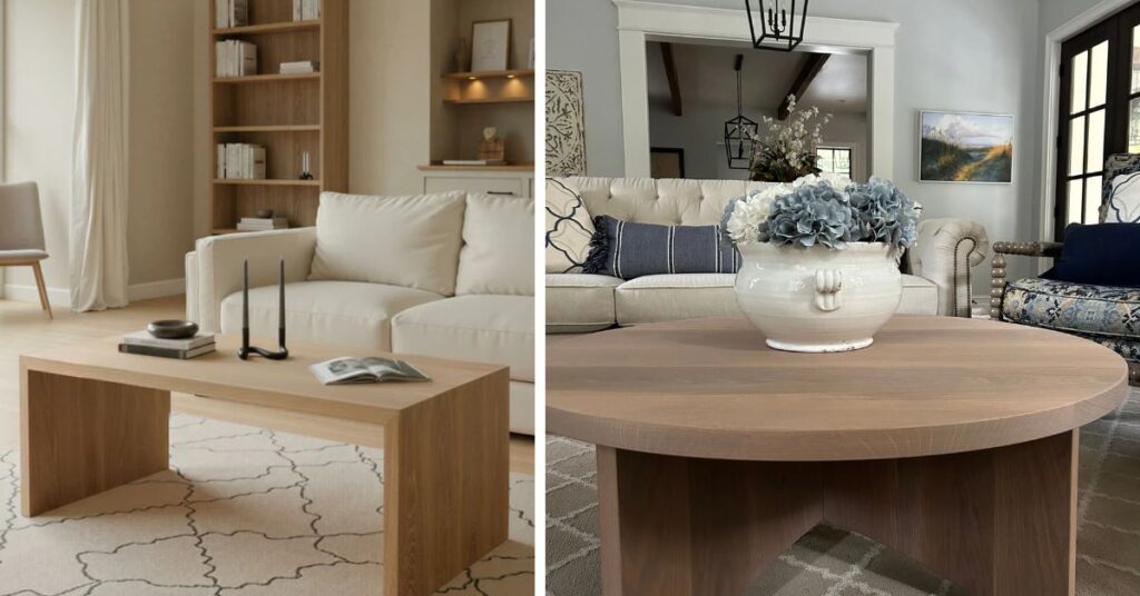  White Oak Is a Popular Choice for Coffee Tables
