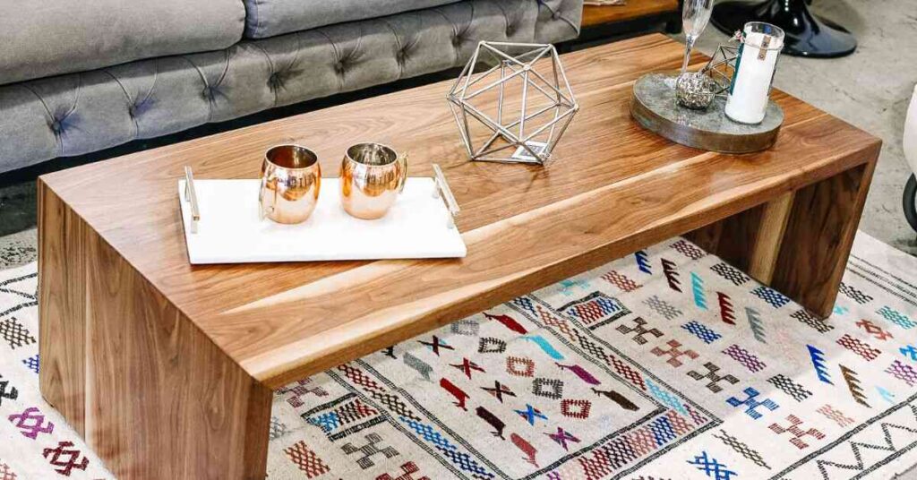 Waterfall Coffee Table Is Popular in Modern Homes
