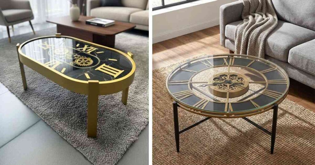 Best Clock Coffee Table Designs for Stylish Living Rooms