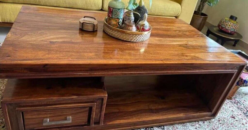 How to Style a Pure Sheesham Wood Coffee Table