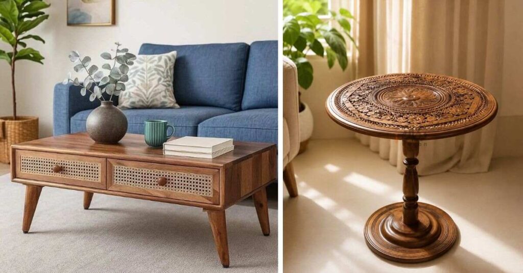 Modern vs Traditional Sheesham Wood Coffee Tables