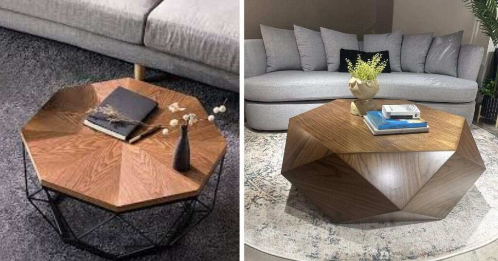 What Is a Geometric Wood Coffee Table?