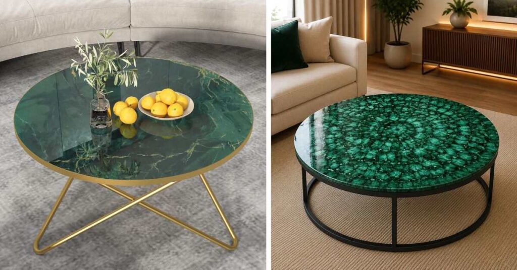 Why Green Marble Coffee Tables Are Popular in Modern Living Rooms