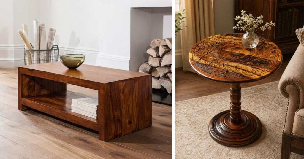 Pure Sheesham Wood Is Perfect for Coffee Tables