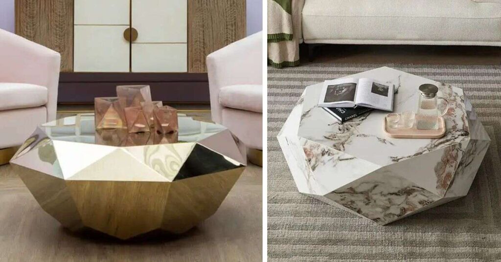  Diamond Coffee Table Is Popular in Modern Homes