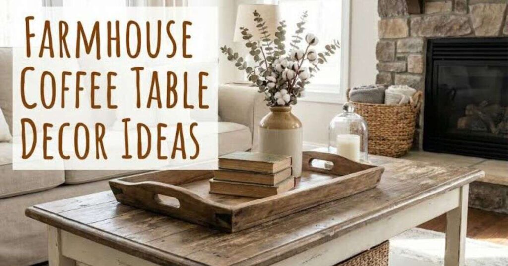 Farmhouse Coffee Table Decor Ideas