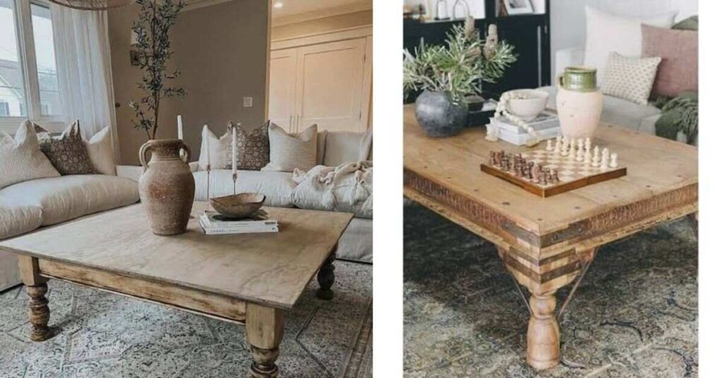 Rustic Vintage Coffee Table Styles for Cozy Interiors