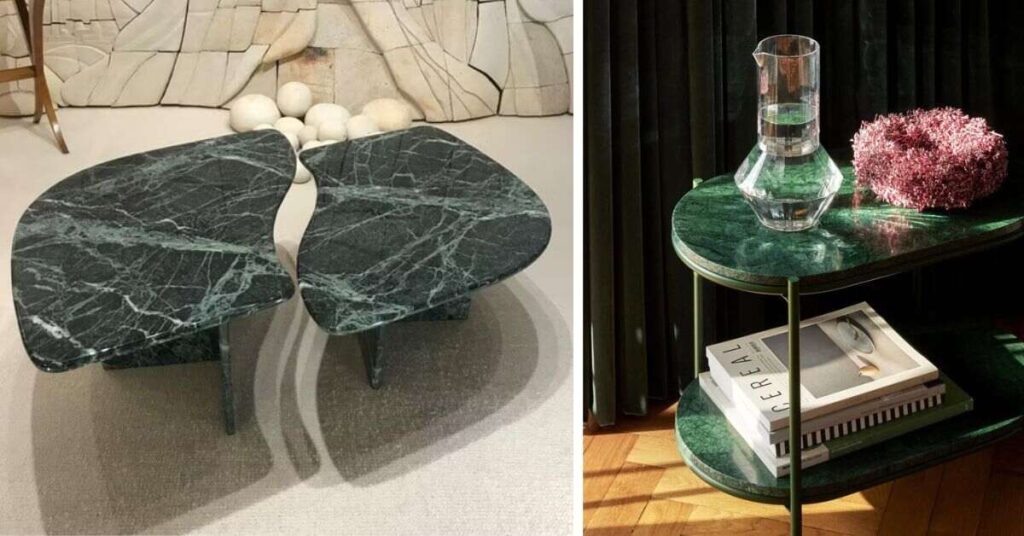 Best Dark Green Marble Coffee Table Designs