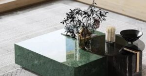 Green Marble Coffee Table