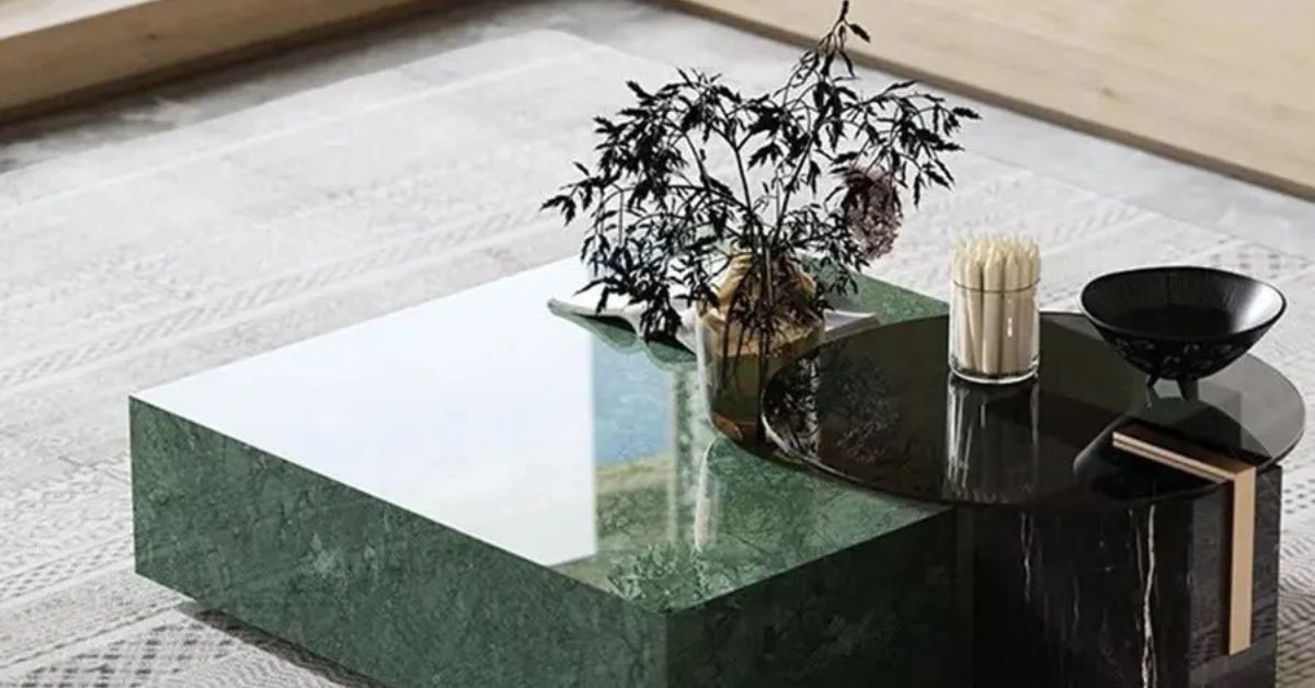 Green Marble Coffee Table
