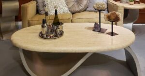 Travertine Coffee Table