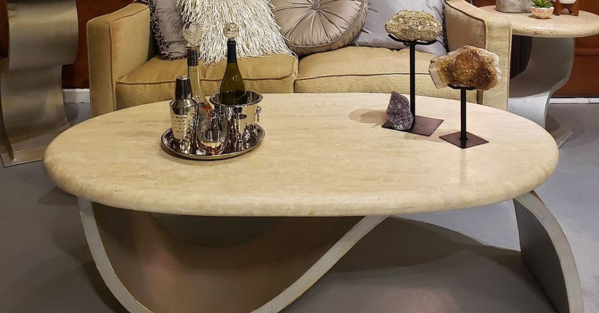 Travertine Coffee Table