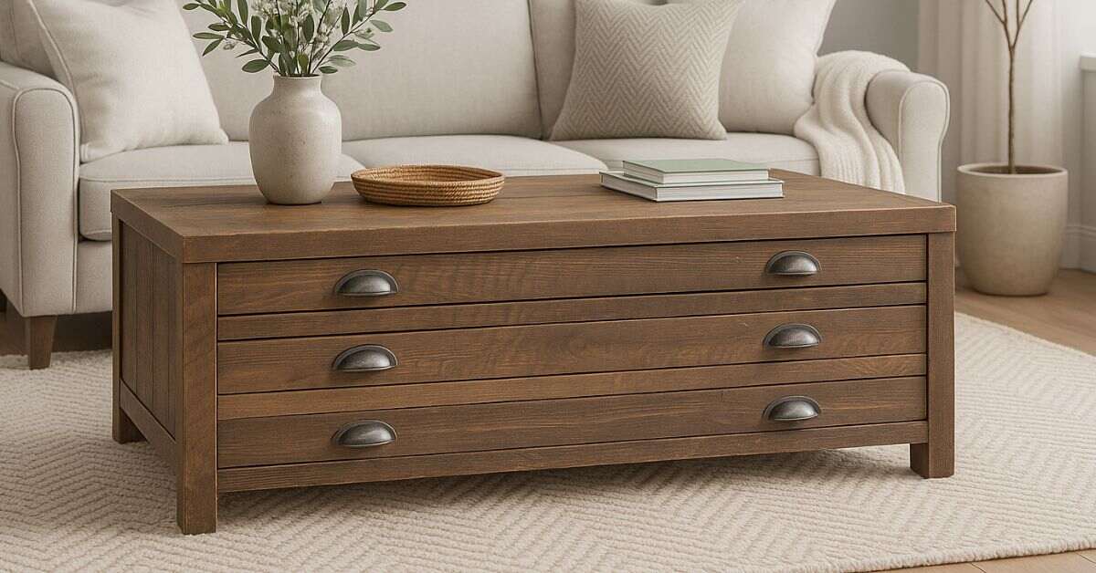 Coffee Table with Drawers