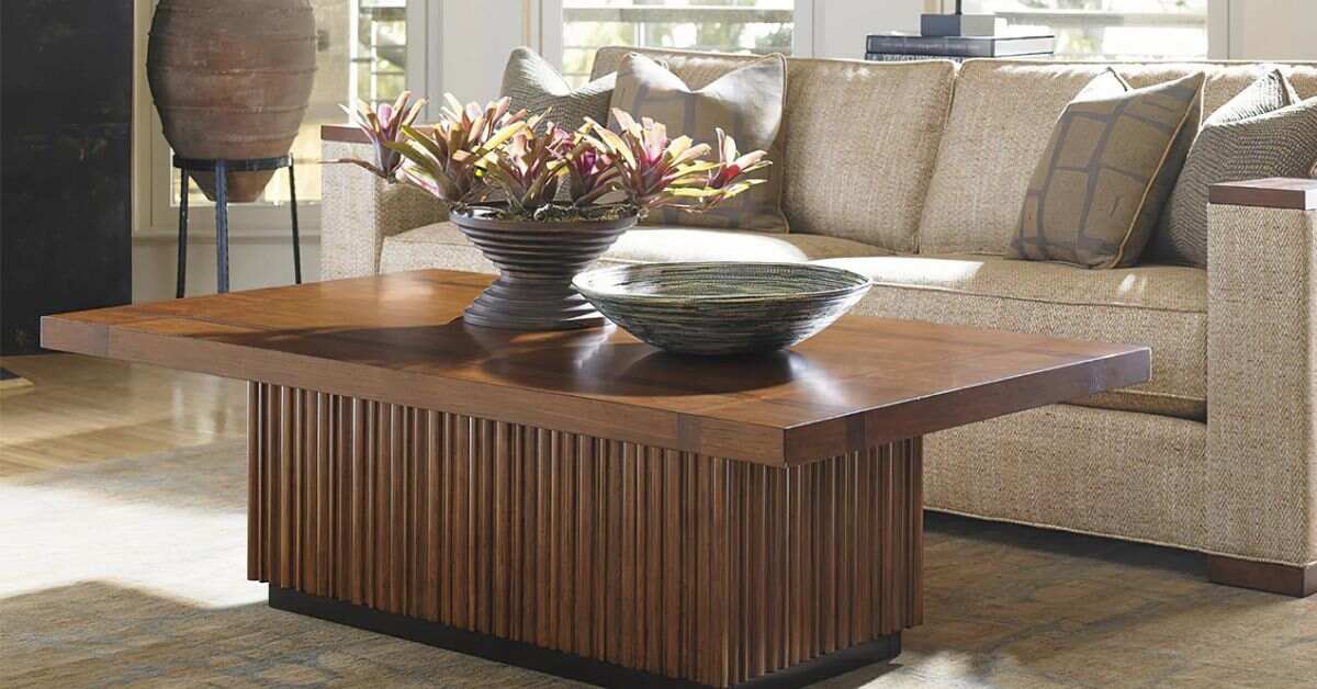 Fluted Coffee Table