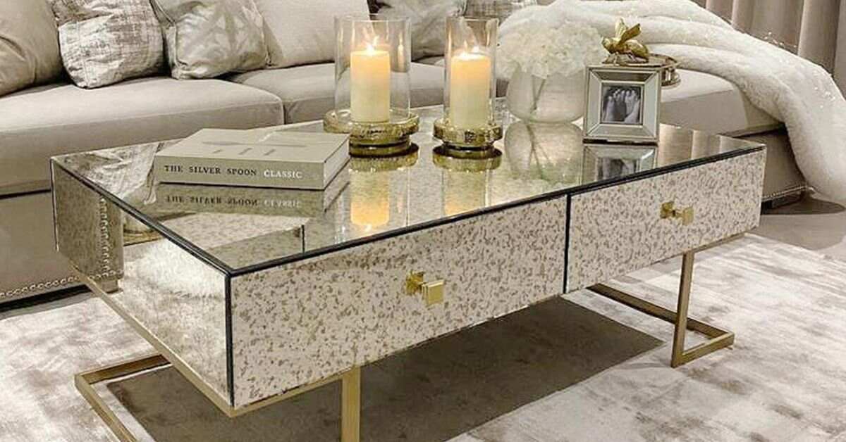 Mirrored Coffee Table
