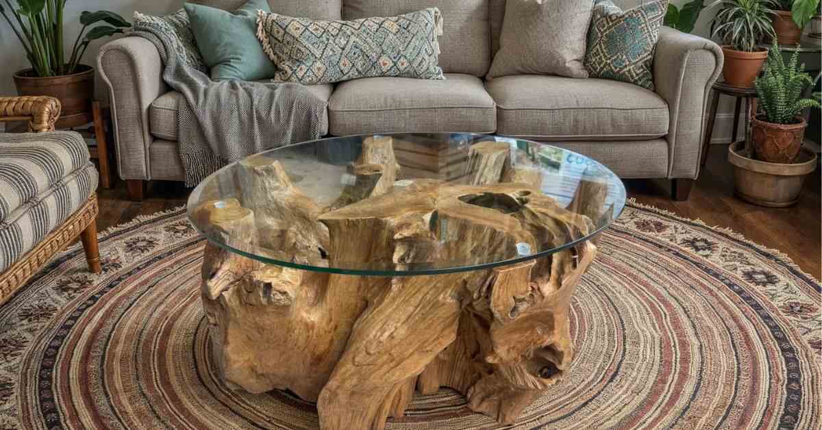 Tree Stump Coffee Table